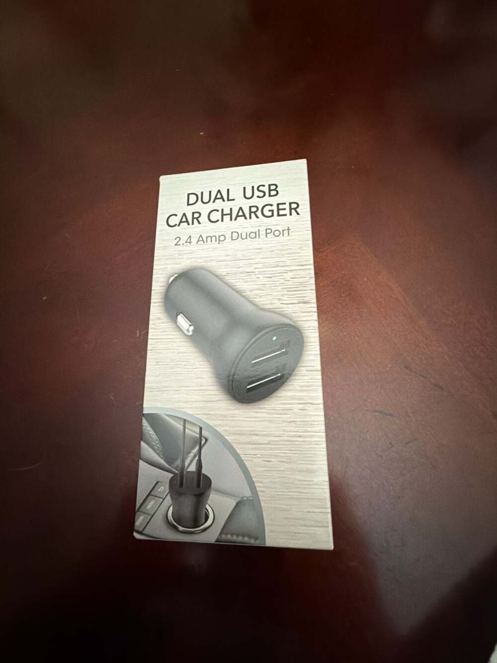 NEW Dual USB Car Charger 2.4 Amp Dual Port Adapter